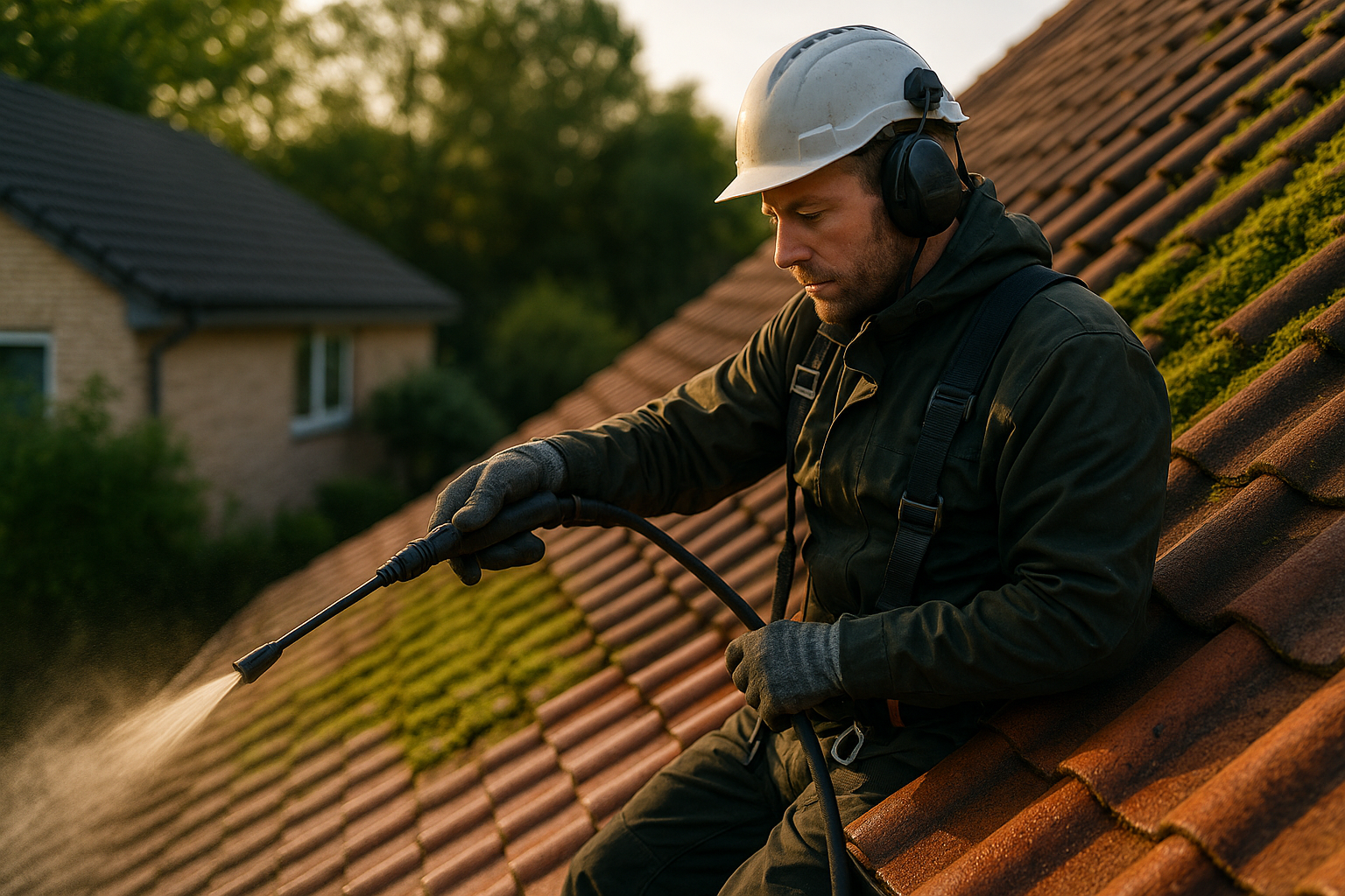 Démoussage de toiture : pourquoi faire un petit entretien régulièrement ?