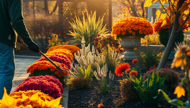 Entretenir ses massifs de fleurs avant l’hiver : les gestes essentiels pour un jardin éclatant au printemps