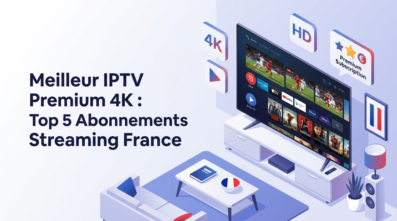 Meilleur IPTV Premium 4K : Top 5 Abonnements Streaming France Meilleur IPTV Premium 4K : Top 5 Abonnements Streaming France