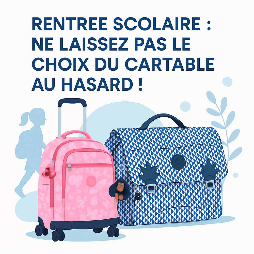 Rentrée scolaire : ne laissez pas le choix du cartable au hasard ! Rentrée scolaire : ne laissez pas le choix du cartable au hasard !